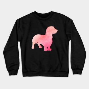 Pink Dachshund Crewneck Sweatshirt